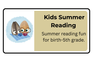 Kids Summer Reading Button